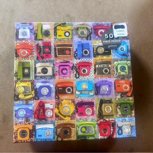 galison Other - galison 500-piece Puzzle Eastern Bloc Telephones